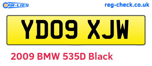 YD09XJW are the vehicle registration plates.