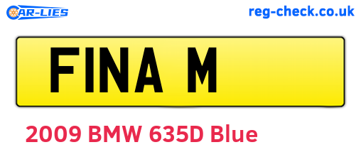 F1NAM are the vehicle registration plates.