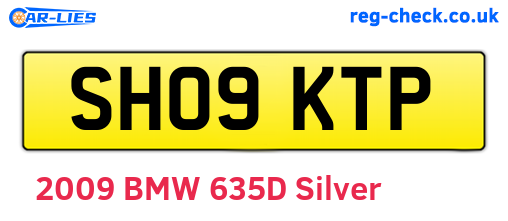 SH09KTP are the vehicle registration plates.