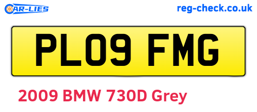 PL09FMG are the vehicle registration plates.