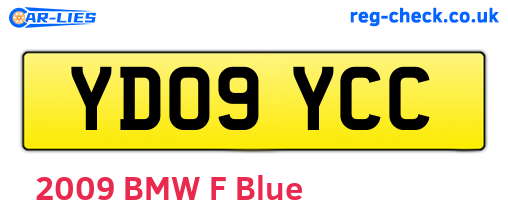 YD09YCC are the vehicle registration plates.