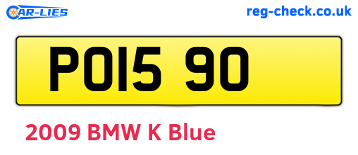 POI590 are the vehicle registration plates.