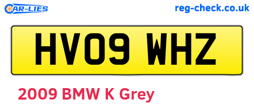 HV09WHZ are the vehicle registration plates.