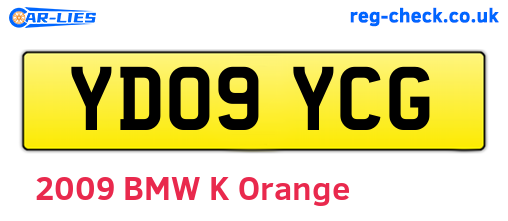 YD09YCG are the vehicle registration plates.