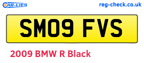 SM09FVS are the vehicle registration plates.