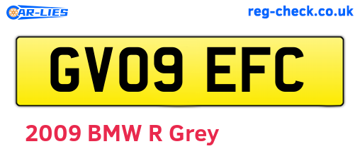 GV09EFC are the vehicle registration plates.