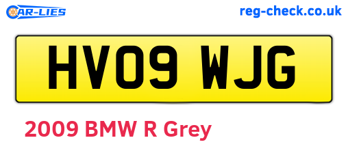HV09WJG are the vehicle registration plates.
