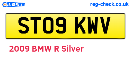 ST09KWV are the vehicle registration plates.