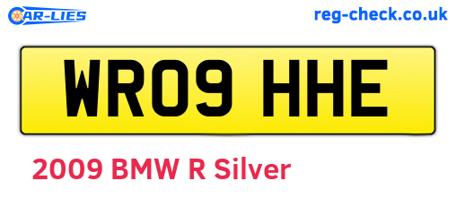 WR09HHE are the vehicle registration plates.