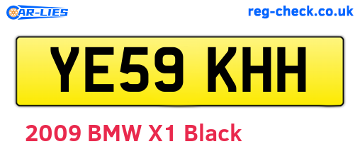 YE59KHH are the vehicle registration plates.