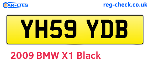 YH59YDB are the vehicle registration plates.
