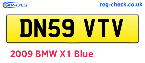 DN59VTV are the vehicle registration plates.
