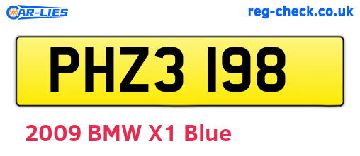 PHZ3198 are the vehicle registration plates.
