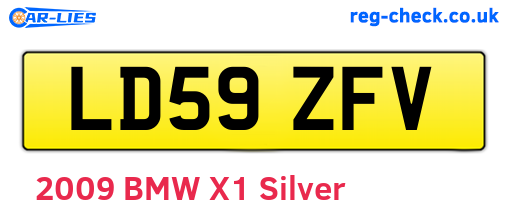 LD59ZFV are the vehicle registration plates.