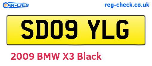 SD09YLG are the vehicle registration plates.