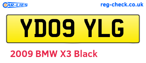 YD09YLG are the vehicle registration plates.