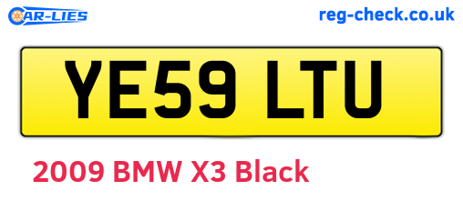YE59LTU are the vehicle registration plates.