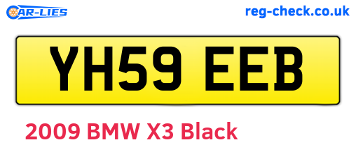 YH59EEB are the vehicle registration plates.