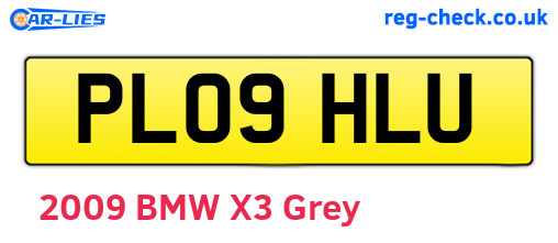 PL09HLU are the vehicle registration plates.