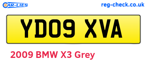 YD09XVA are the vehicle registration plates.