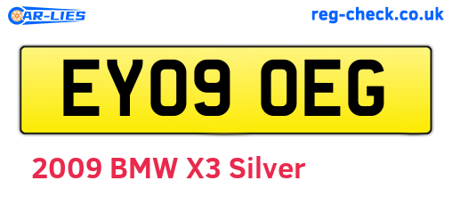 EY09OEG are the vehicle registration plates.