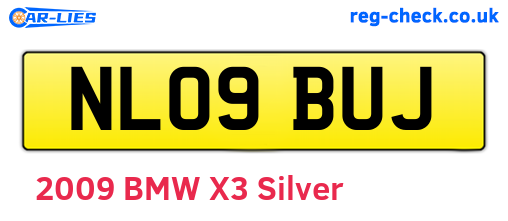 NL09BUJ are the vehicle registration plates.
