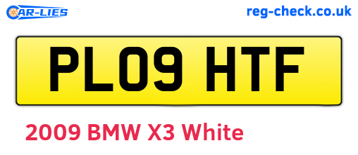 PL09HTF are the vehicle registration plates.