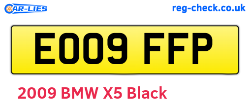 EO09FFP are the vehicle registration plates.