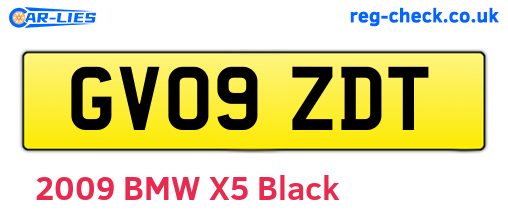 GV09ZDT are the vehicle registration plates.