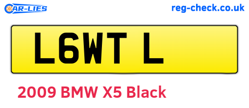 L6WTL are the vehicle registration plates.