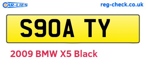S90ATY are the vehicle registration plates.