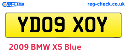 YD09XOY are the vehicle registration plates.
