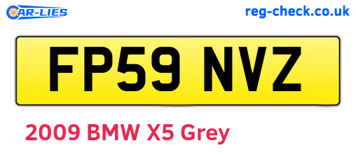 FP59NVZ are the vehicle registration plates.