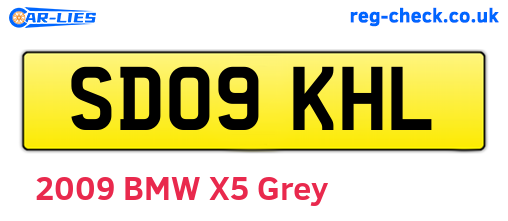 SD09KHL are the vehicle registration plates.