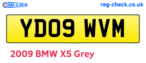 YD09WVM are the vehicle registration plates.