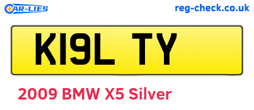 K19LTY are the vehicle registration plates.