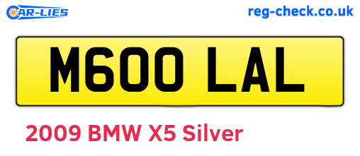 M600LAL are the vehicle registration plates.