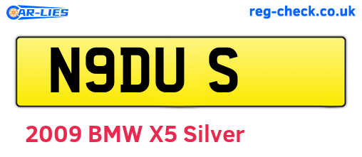 N9DUS are the vehicle registration plates.
