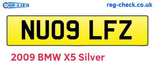 NU09LFZ are the vehicle registration plates.