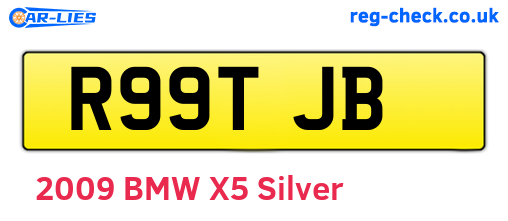 R99TJB are the vehicle registration plates.