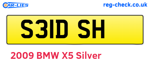 S31DSH are the vehicle registration plates.