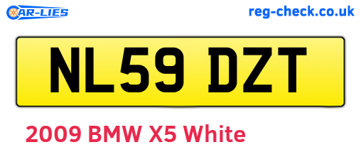 NL59DZT are the vehicle registration plates.