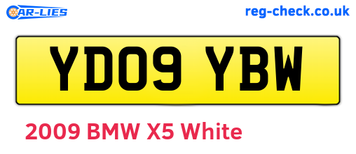 YD09YBW are the vehicle registration plates.