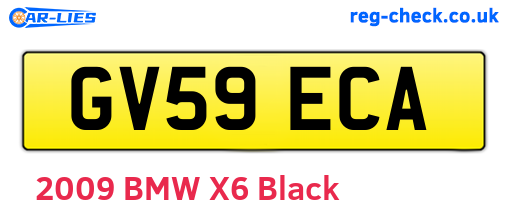 GV59ECA are the vehicle registration plates.