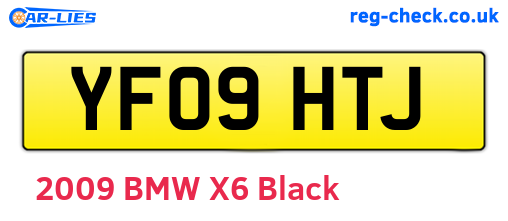 YF09HTJ are the vehicle registration plates.