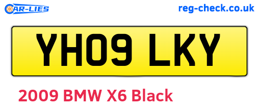 YH09LKY are the vehicle registration plates.