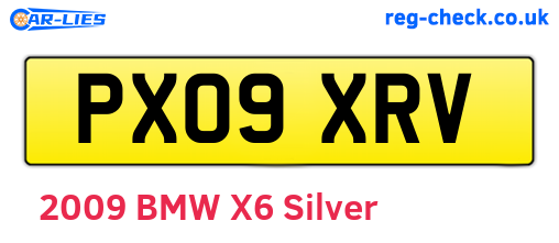 PX09XRV are the vehicle registration plates.