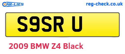 S9SRU are the vehicle registration plates.