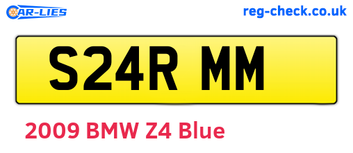 S24RMM are the vehicle registration plates.