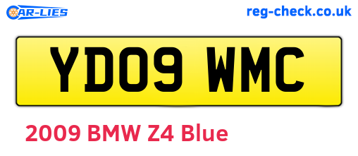 YD09WMC are the vehicle registration plates.